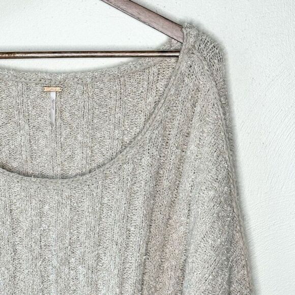 Free People Good Day Pullover Oversized Chunky Knit Sweater - Women’s US LG - Picture 7 of 10